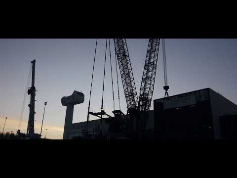 Wind turbine transport - video from TIBA