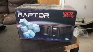 Powercom Raptor RPT-2000AP 2000VA/1200W UPS Unboxing