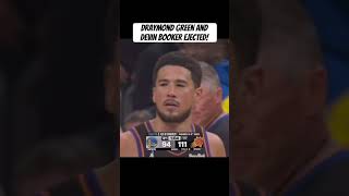 Draymond Green And Devin Booker EJECTED! #drama #draymondgreen #devinbooker #tea
