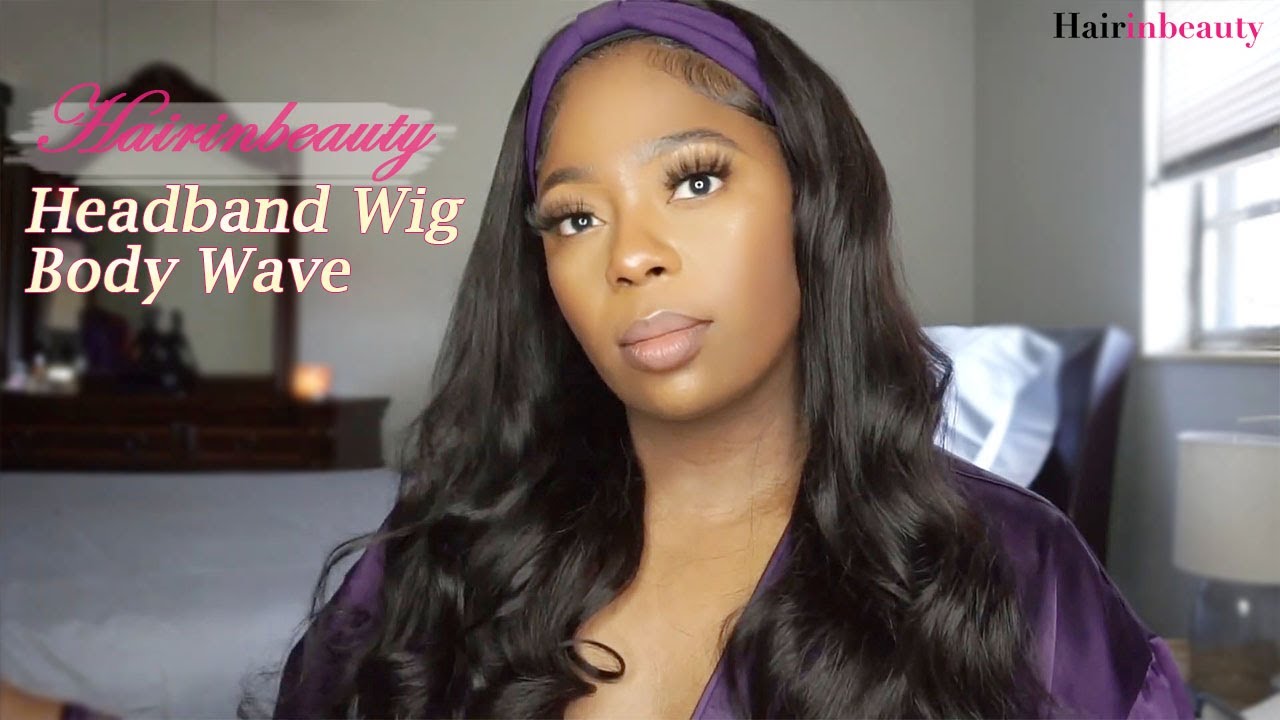Easy Perfect Everyday Body Wave Headband Wig, Soft Curls Ft Harinbeauty