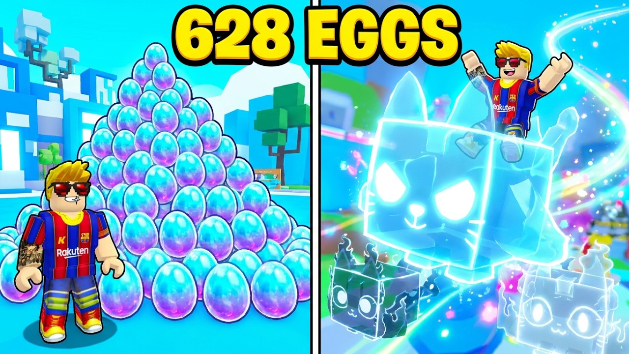 I Opened 628 EXCLUSIVE EGGS and THIS HAPPENED! Pet Simulator 99
