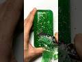 Oddly Satisfying Green Jelly Soap Cutting 💚 ASMR That Feels Unreal