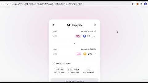 How to Yield Farm on Uniswap and earn $UNI