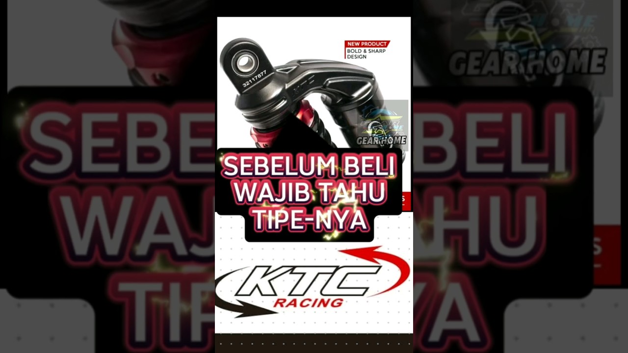 Biar Sesuai Motor Kalian - 4 Tipe Shock KTC Racing Evo, Extreme,Onyx dan Apex