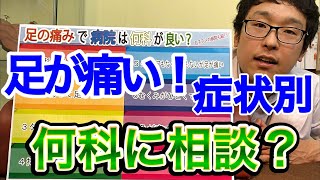 症状別 足の痛みで病院に行くのは何科が良いか おすすめの病院も紹介 Youtube