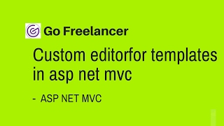 Custom Editorfor Templates In Asp Net Mvc