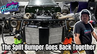 Assembling the Drivetrain in the Subframe || 73 Split Bumper Camaro