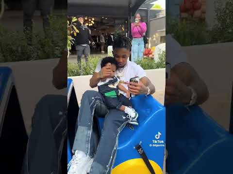 DDG made sure Halo had a train at his birthday party #hoodnews #ddg #halo #happybirthday #birthday