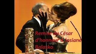 Remise du César d'honneur à Josiane Balasko by Encore une chaîne Youtube 7,724 views 4 years ago 3 minutes, 46 seconds