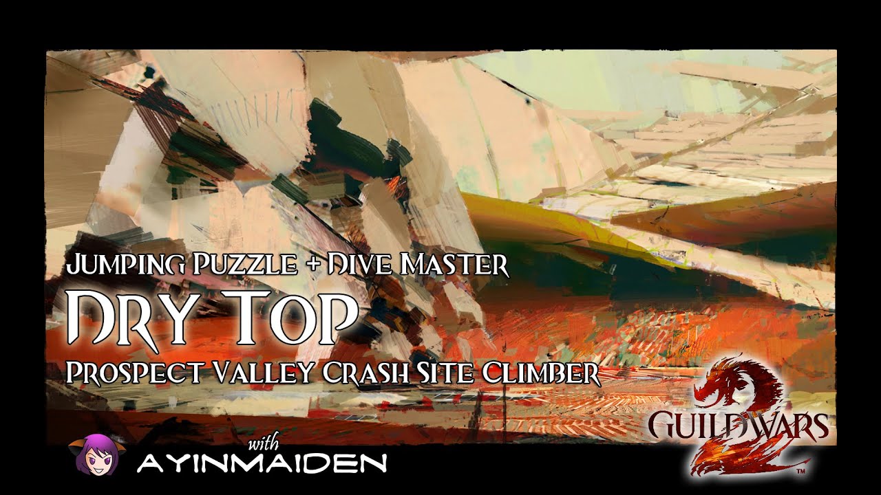 Guild Wars 2 Jumping Puzzle Prospect Valley Crash Site Climber & Dive Master Prospect Valley
