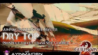 GW2 Jumping Puzzle - Prospect Valley Crash Site Climber & Dive Master Prospect Valley