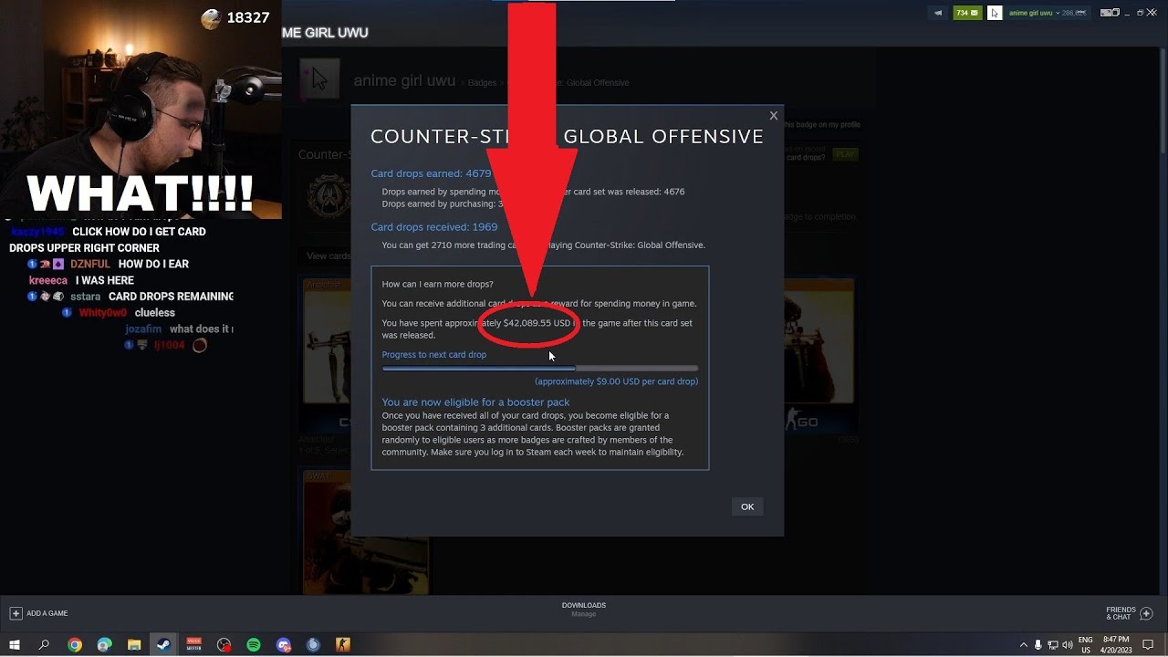 How much money has ohnepixel spent on csgo crazy youtube