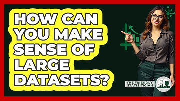 How Can You Make Sense Of Large Datasets? - The Friendly Statistician