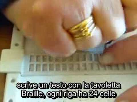 Scrivere e leggere con la tavoletta Braille 