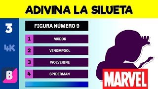 GUESS THE SILHOUETTE 🔹 MARVEL CHIBI Version 🔹 PART 1 screenshot 2