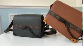 M30717 Louis Vuitton/LV male monogram casual compact suitcase vintage flap messenger bag screenshot 4