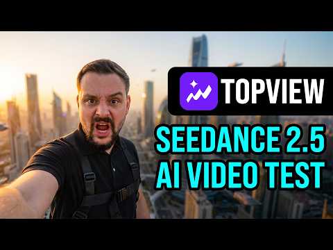 Thumbnail for Topview AI Review (2026) - Testing Topview Film Studio + Seedance 2.5 AI Video Generator