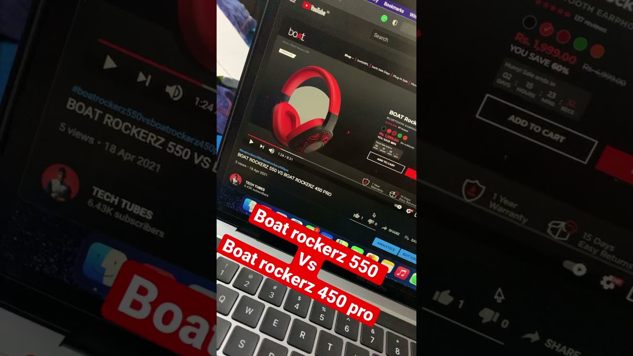 BOAT ROCKERZ 550 VS BOAT ROCKERZ 450 PRO