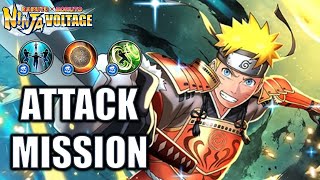 Naruto (Warrior Spirit) Attack Mission Gameplay | Naruto x Boruto Ninja Voltage screenshot 2