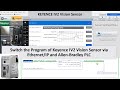 KI16. Program Switch of Keyence IV2 Vision Sensor via EtherNet/IP and Allen‑Bradley PLC