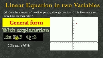 9th maths linear equations in two variables in english Ex10.3 Q2 Ncert Karnataka