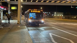 CTA Bus Ride 15 Jeffrey Local From 47th Red Line To 51st/Cottage Grove CTA Nova Bus Lfs 2022 #8444
