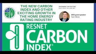 The New Carbon Index & Other Exciting Growth in the Home Energy Rating Industry