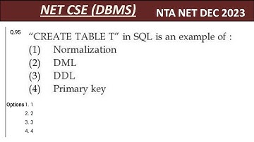 PYQ OF DEC2023 | NTA NET JUNE 2024 | UGC NET JRF EXAM | COMPUTER SCIENCE