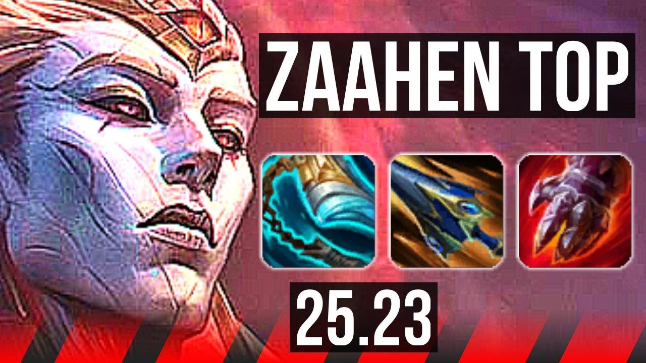 ZAAHEN vs GAREN (TOP) | 21/1/5 | EUW Master | 25.23