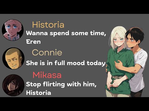 Historia Flirting with Eren?! Mikasa to the Rescue! 😳 | AOT