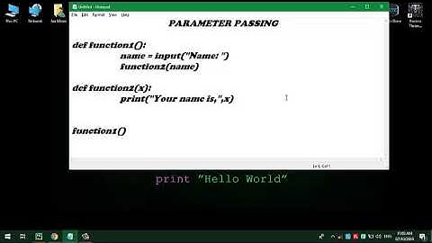 Programming Python 3 Tutorial: Function as Parameter Passing