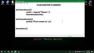 Programming Python 3 Tutorial: Function as Parameter Passing
