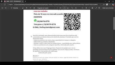 Em seguida, explique, com suas palavras, o que o seu código faz, destacando como os dados estão send