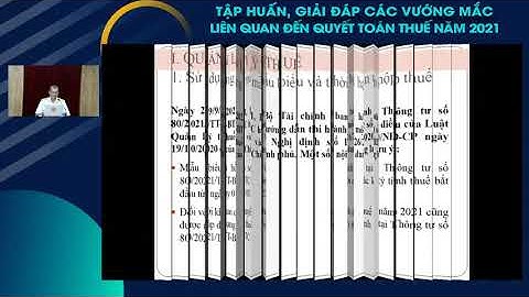 Tập huấn, giải đáp các vướng mắc liên quan đến quyết toán thuế TNCN và TNDN MỚI NHÂT
