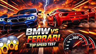BMW VS FERRARI 😱 Top speed test | Racing master | #speedtest #bmw #vs #ferrari  screenshot 2