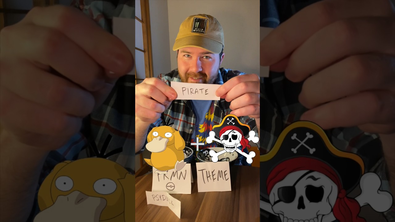 Pokemon MASHUP - Psyduck x Pirate🦆🏴‍☠️ 