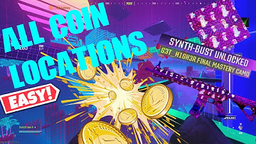 EASY Synth Bust Camo UNLOCK | ALL 12 COIN LOCATIONS (Get Higher Camo Guide MW3)