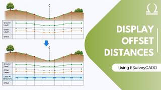 Derive Layer Cross-Section – Distance | Display Ground Layer Distances in ESurvey CAD