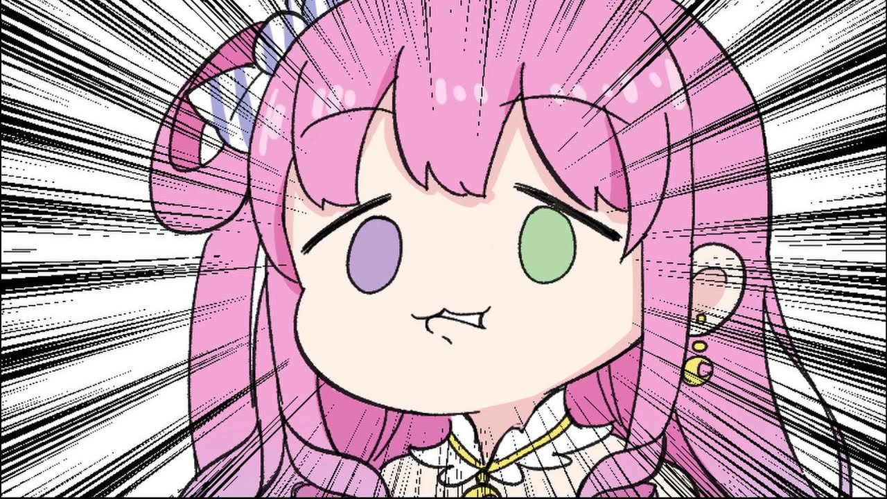 Luna frustrating Marine.【Animated Hololive/Eng sub】【Houshou Marine/Himemori Luna】