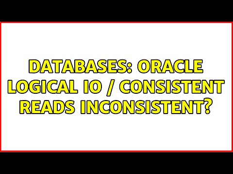 Databases: Oracle Logical