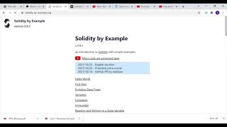 Solidity Example (Basic Transfer, Payable)