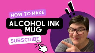 Diy alcohol ink mug