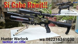 Si Cabe Rawit Senapan Pcp Predator Bocap Hunter Warlock Tactical Bogel Pesanan Mas Taufik Riau