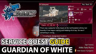Download lagu Sword Art Online: Last Recollection - How To Complete - Service Quest (Guardian Of White) Guide