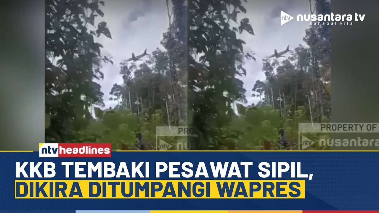 [LIVE] Diduga Salah Target, KKB Tembaki Pesawat Sipil di Papua Pegunungan | NTV HEADLINES