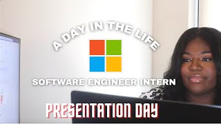 Day in The Life of a Microsoft Software Engineer Intern! | Intern Presentation Day