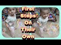 Babies first steps compilation  first time walking  baby first steps babywalking firststeps