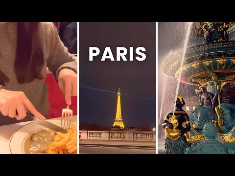 【パリVlog】フランス旅行🇫🇷|ボンマルシェでお土産|ビジネスクラス|老舗ステーキ