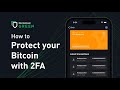 How to set up a 2fa protected account  blockstream green