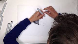 Shading a cube with ink markers